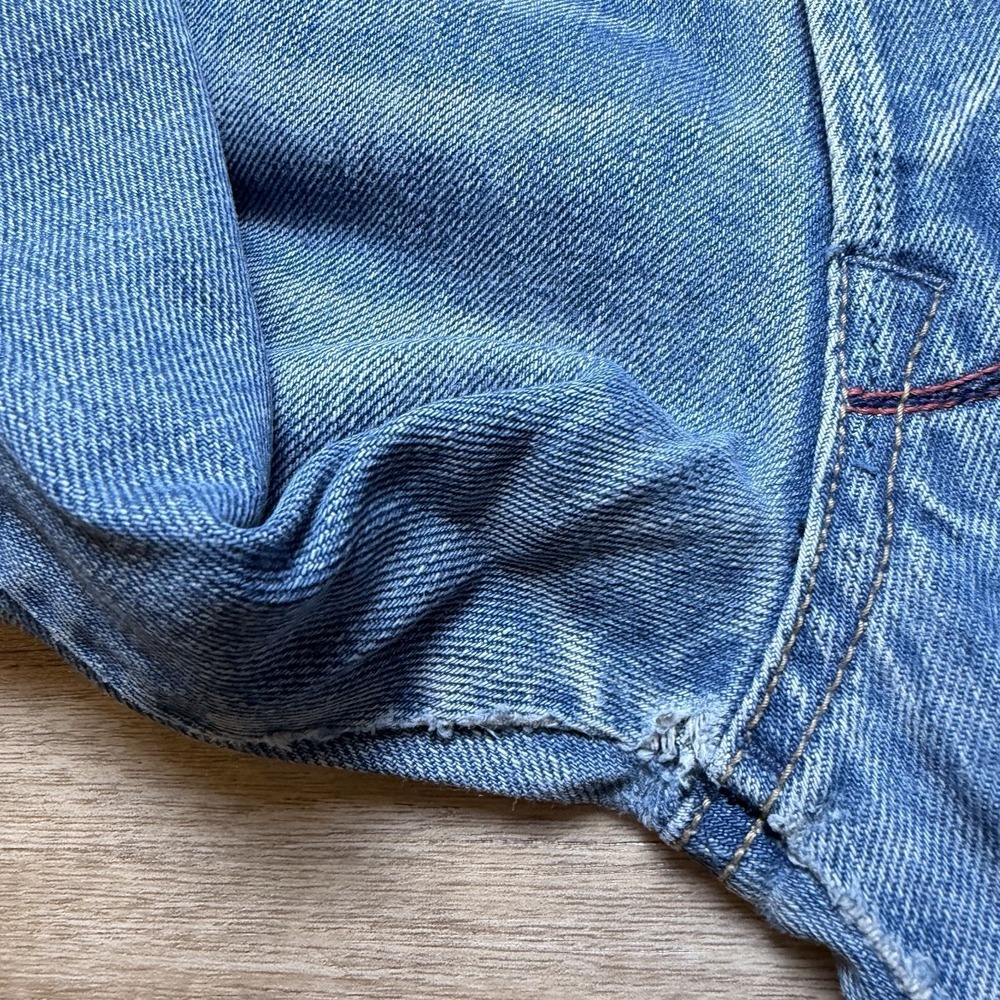 Diesel Bumix Jeans Men 29x34 Blue Relaxed Straight Made Italy Denim Skater Y2K - Picture 10 of 15